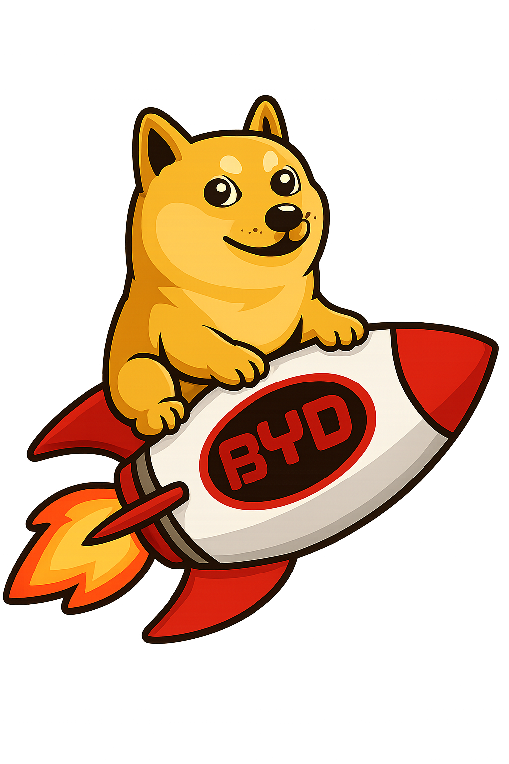 Doge Rocket Animation